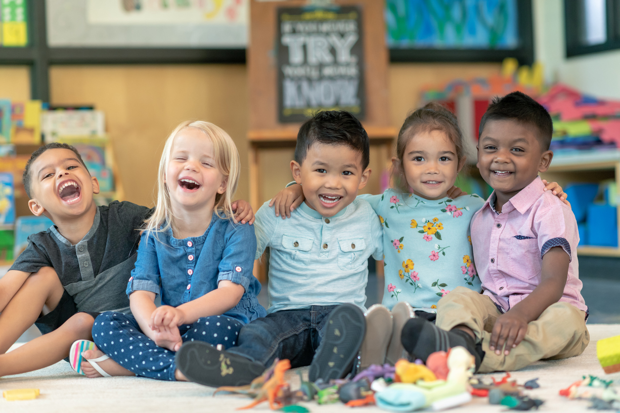 Children In a drop-in program.